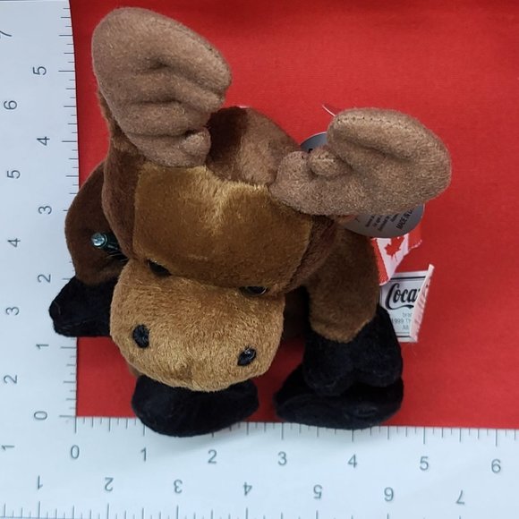 Coca Cola Canada Gourmand The Moose Mini Bean Bag Beanie 1999 - Picture 8 of 11